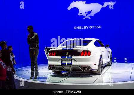 Die 2015 Ford Mustang GT 350 auf 2014 Los Angeles Auto Show Stockfoto