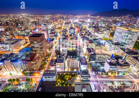 Sapporo, Hokkaido, Japan Stadtbild im zentralen Bezirk Chuo. Stockfoto