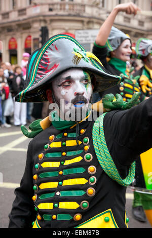 Performer im Regent Street Festival, September 2012 Stockfoto