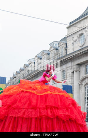 Performer im Regent Street Festival, 2. September 2012 Stockfoto