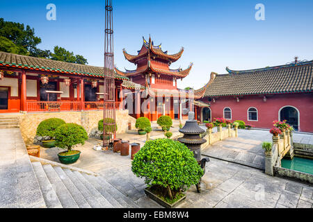 Fuzhou, Fujian Yongquan Tempel auf Gu Shan Berg. Stockfoto