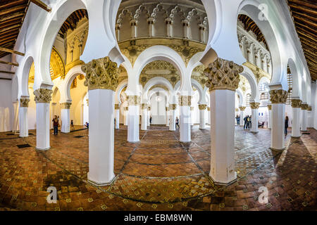 Kirche Santa Maria La Blanca in Toledo, Spanien. Stockfoto