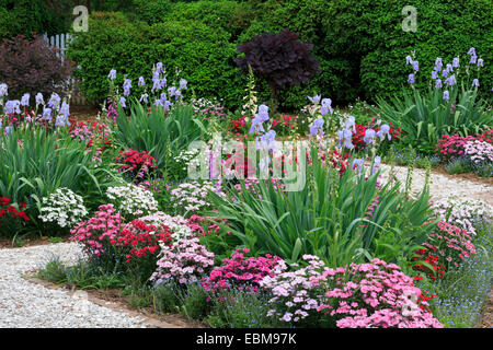 Garten in Colonial Williamsburg, Virginia, USA Stockfoto