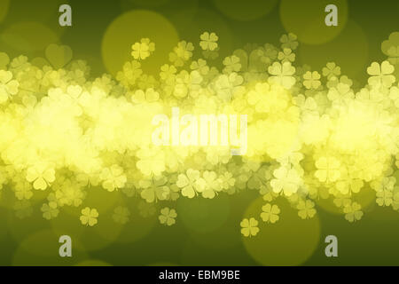 St. Patricks Tag grüne Grunge Hintergrund. Stockfoto