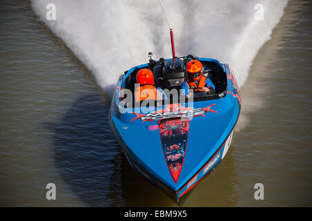 Ski Racing, Ted Hurley Memorial Classic statt auf Murray und Darling River zwischen Wentworth und Mildura. Stockfoto