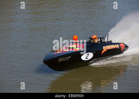 Ski Racing, Ted Hurley Memorial Classic statt auf Murray und Darling River zwischen Wentworth und Mildura. Stockfoto