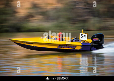 Boot ironisch Skirennsports in 2014 Ted Hurley Memorial Classic. Stockfoto