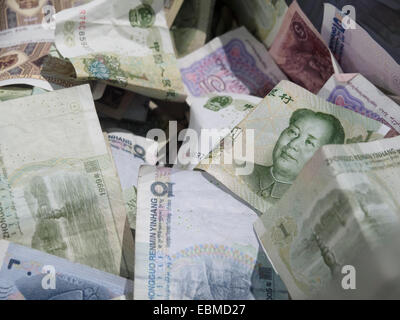 Chinesische Yuan Währung Stockfoto