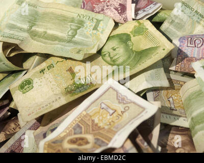 Chinesische Yuan Währung Stockfoto