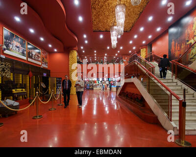 Red Theatre Interieur in Peking, China, Asien Stockfoto