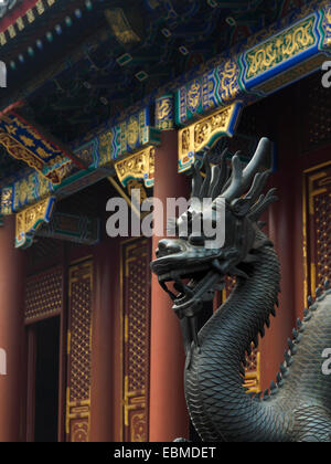 Drachenstatue in der Sommerpalast in Peking, China, Asien Stockfoto