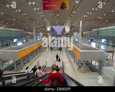 Beijing Capital International Airport terminal 3 Interieur, Peking, China Stockfoto