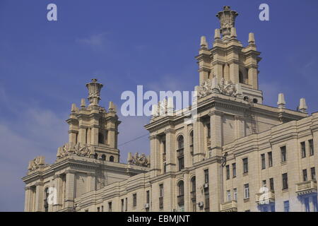 Radisson Royal Hotel, ehemals Hotel Ukraine am Kutuzovsky Prospekt, Moskau, Russland Stockfoto