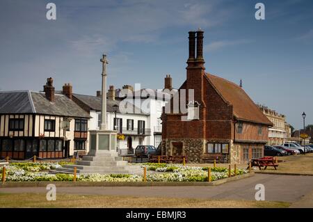 Moot Hall und Market Cross, Aldeburgh, Suffolk, UK Stockfoto