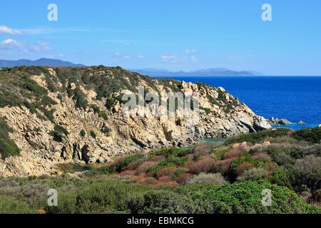 Capo Ferrato, Costa Rei, Provinz Cagliari, Sardinien, Italien Stockfoto