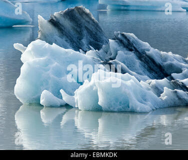 Fjallsárlón Gletscher See, Region Süd, Island Stockfoto