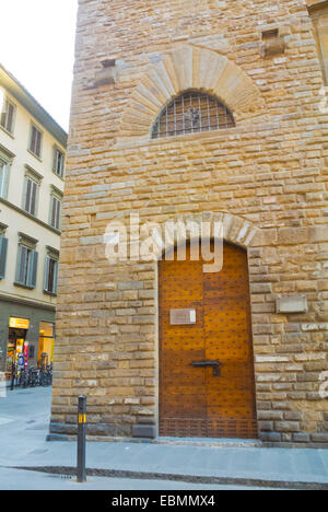 Museo Nazionale del Bargello außen, Florenz, Toskana, Italien Stockfoto