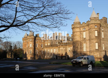 Außenseite des Holyrood Palace Edinburgh Schottland November 2014 Stockfoto