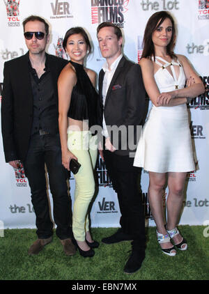 17. jährliche Tänze mit Filme Premiere Film und Festival Filmemacher grünen Teppich - Ankünfte mit: Angela Relucio Where: Los Angeles, California, Vereinigte Staaten von Amerika bei: 30. Mai 2014 Stockfoto