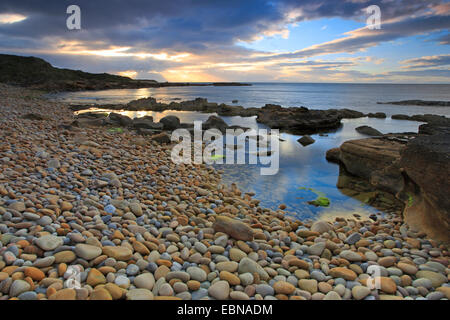 Moray Bay bei Sonnenuntergang, Großbritannien, Schottland Stockfoto