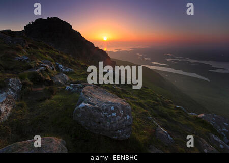 Blick vom Stac Pollaidh, Vereinigtes Königreich, Schottland Stockfoto