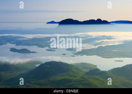 Blick auf Suilven, Vereinigtes Königreich, Schottland, Sutherland Stockfoto