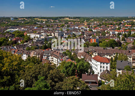 Blick vom Helenenturm in die Stadt, Witten, Ruhrgebiet, Nordrhein-Westfalen, Deutschland Stockfoto