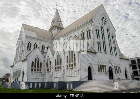 ST.-Georgs Kathedrale, Georgetown, Guyana, Südamerika. Eine der größten Holzkirchen in der Welt. Gebauten 1899. Stockfoto