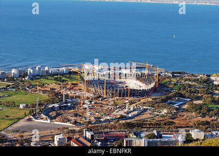 Fußball-Stadion im Bau für die Weltmeisterschaft 2010, Südafrika, Kapstadt Stockfoto