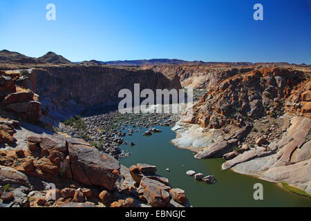 Augrabies Falls Nationalpark, Canyon des Oranje River, Südafrika, Augrabies Falls National Park Stockfoto