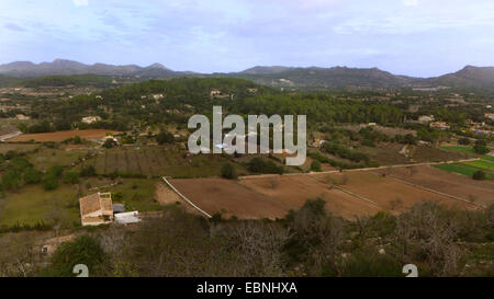 Landschaft in der Nähe von Artß im Nordosten von Mallorca, Spanien, Balearen, Mallorca, Arta Stockfoto