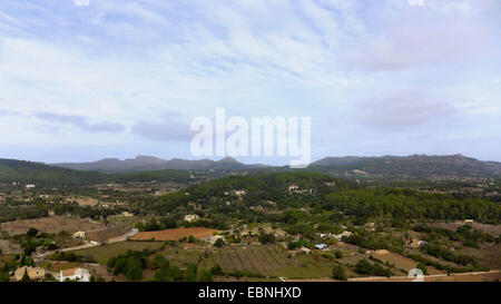 Landschaft in der Nähe von Artß im Nordosten von Mallorca, Spanien, Balearen, Mallorca, Arta Stockfoto