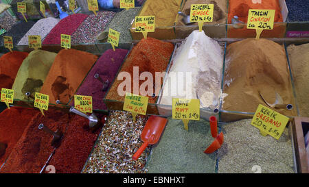 Spice Bazaar, Türkei, Istanbul, Eminoenue, Basar, Beyazit Stockfoto