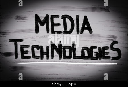 Medienkonzept Technologien Stockfoto