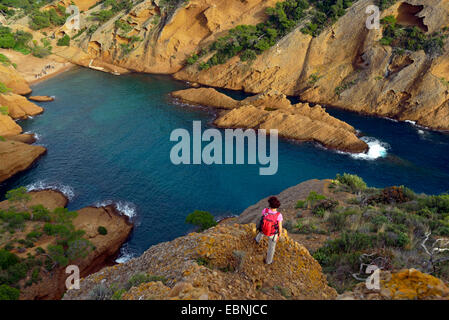 Calanque von Figuerolles, Frankreich, Calanques Nationalpark La Ciotat Stockfoto
