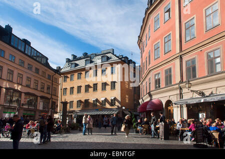 Järntorget Square, Gamla Stan, Stockholm, Schweden Stockfoto