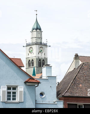 Kirche in Überlingen am Bodensee (Deutschland) Stockfoto