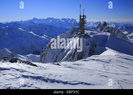 Blick zum Titlis in Schweiz, Berner Alpen, Berner Alpen Stockfoto