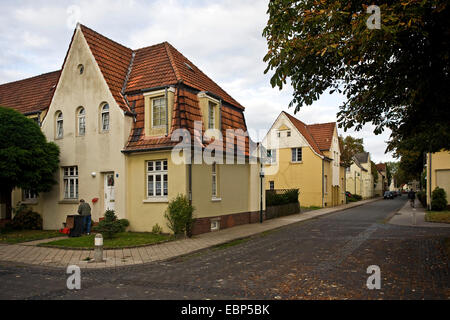 residental Zone der ehemaligen mine Fuerst Leopold, Deutschland, Nordrhein-Westfalen, Ruhrgebiet, Dorsten Stockfoto