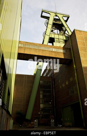 Kopfbedeckungen der ehemaligen mine Lohberg, Deutschland, Nordrhein-Westfalen, Ruhrgebiet, Dinslaken Stockfoto