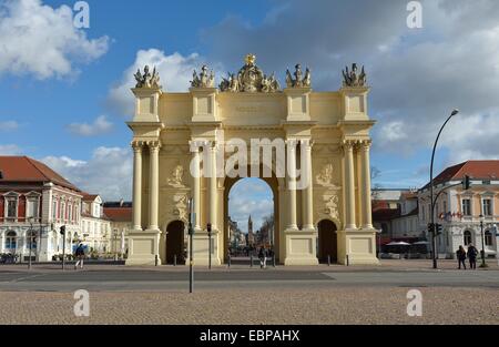 Brandenburger Tor, Brandenburger Tor, Potsdam, Berlin, Deutschland Stockfoto