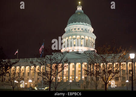 Salt Lake City, Utah - The Utah State Capitol. Stockfoto