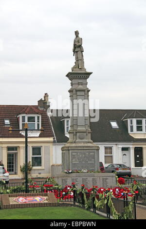 Kriegerdenkmal, Saltcoats, North Ayrshire, Grafschaft Ayr, Schottland, Großbritannien, Deutschland, UK, Europa Stockfoto