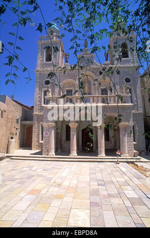 Kirche in Kfar Kana, Israel Stockfoto