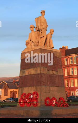 Kriegerdenkmal, Largs, North Ayrshire, Grafschaft Ayr, Schottland, Großbritannien, Deutschland, UK, Europa Stockfoto