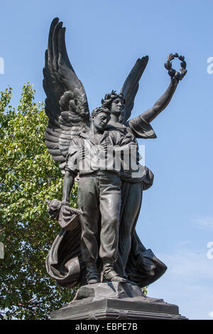 Die Konföderierten Soldaten und Matrosen von Maryland Denkmal, die in Baltimore, MD, USA. Jetzt entfernt zu stehen. Stockfoto