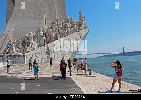 Entdecker Denkmal, Lissabon, Portugal Stockfoto