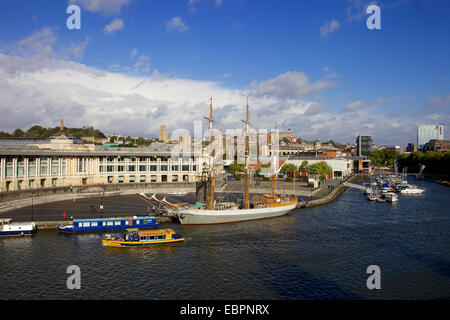 Die Lloyds Banking Group Headquarters-Gebäude an der schwimmenden Hafen von Bristol, Bristol, England, Vereinigtes Königreich, Europa Stockfoto