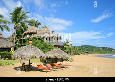 Traumstrand an der Pazifikküste, Mexiko, Oaxaca Stockfoto