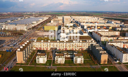 Luftbild, Messe München, München Riem, Deutschland, Bayern, Muenchen Stockfoto